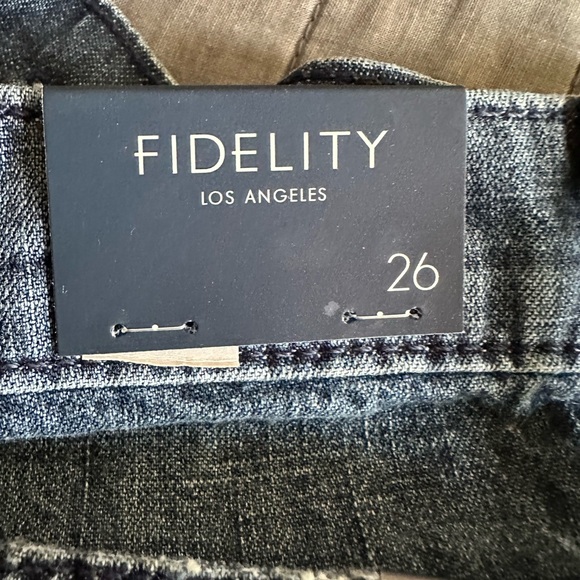 NWT Fidelity Denim Lennox size 26 - Picture 4 of 4